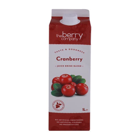 The Berry Company Cranberry Juice Drink Blend 1L - BMMI Shops same day alcohol home delivery