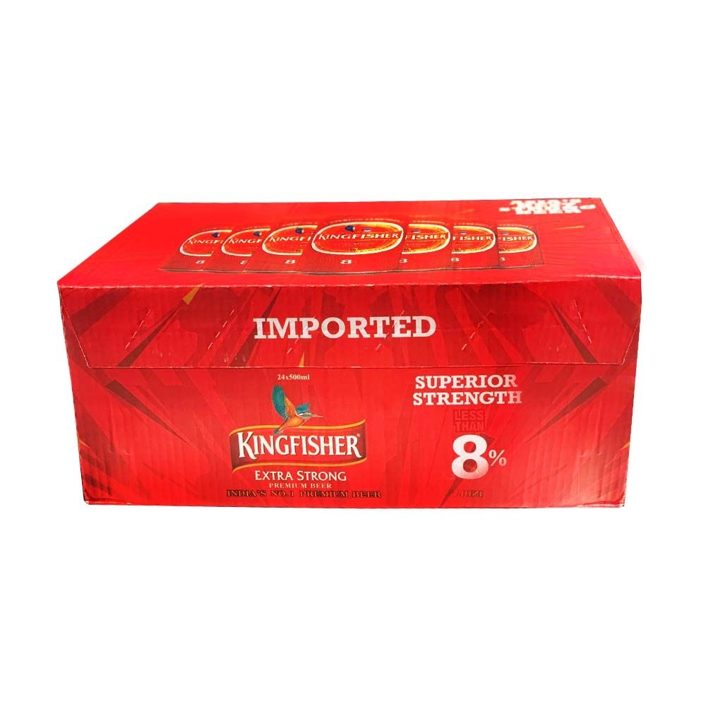 Kingfisher Red Strong 50cl [24 Pack] - BMMI Shops same day alcohol home delivery