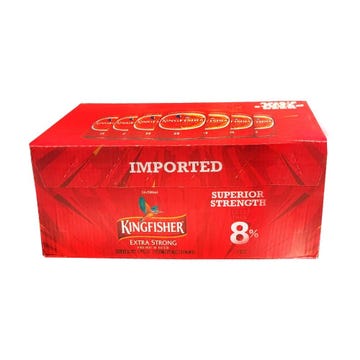 Kingfisher Red Strong 50cl [24 Pack] - BMMI Shops same day alcohol home delivery