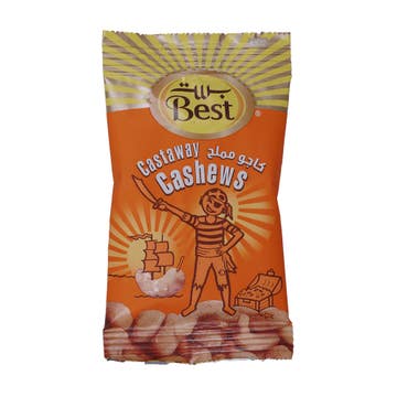 Best Castaway Cashew Nuts Pouch 13g - BMMI Shops same day alcohol home delivery