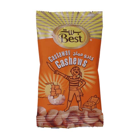 Best Castaway Cashew Nuts Pouch 13g - BMMI Shops same day alcohol home delivery