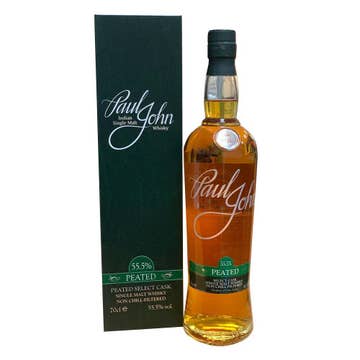 Paul John Single Malt Peated 70cl - BMMI Shops same day alcohol home delivery