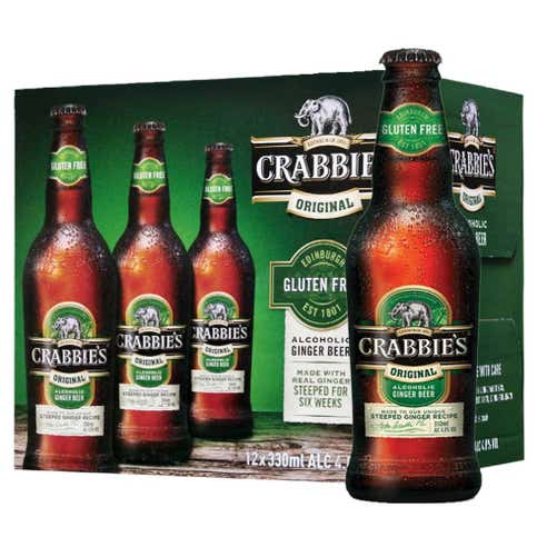 Crabbie's Original Ginger Beer 33cl [12 Pack] - BMMI Shops same day alcohol home delivery