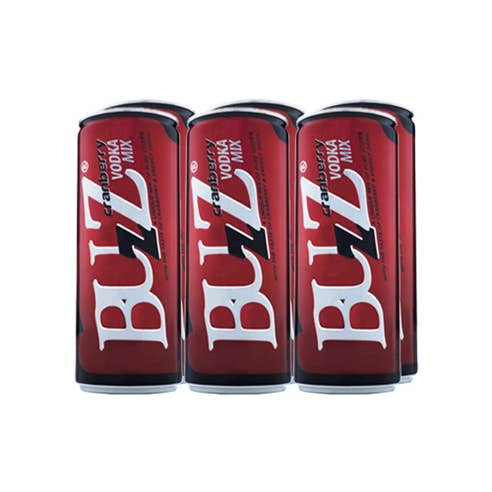 Buzz Cranberry 10% Cans 25cl [6 Pack] - BMMI Shops same day alcohol home delivery