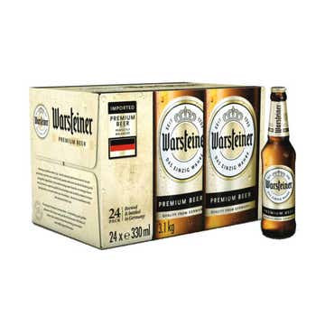 Warsteiner Bottle 33cl [24 Pack] - BMMI Shops same day alcohol home delivery