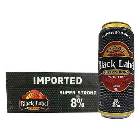 Kalyani Black Label Strong Cans 50cl [6 Pack] - BMMI Shops same day alcohol home delivery