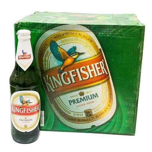 Kingfisher Premium Bottles 65cl [6 Pack] - BMMI Shops same day alcohol home delivery