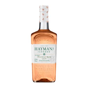 Hayman's Peach & Rose Cup 70cl - BMMI Shops same day alcohol home delivery