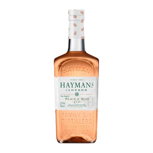 Hayman's Peach & Rose Cup 70cl - BMMI Shops same day alcohol home delivery