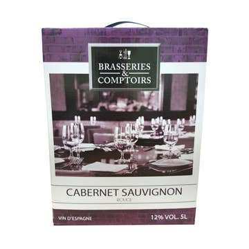 Brasseries Cabernet Sauvignon 5L - BMMI Shops same day alcohol home delivery