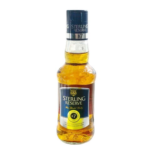 Sterling Reserve B7 Blended Whisky 18cl - BMMI Shops same day alcohol home delivery