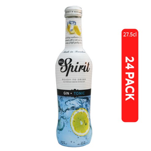 Mg Spirits Gin Tonic 27.5cl [24 Pack] - BMMI Shops same day alcohol home delivery