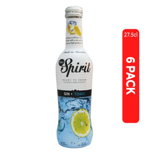 Mg Spirits Gin Tonic 27.5cl [6 Pack] - BMMI Shops same day alcohol home delivery