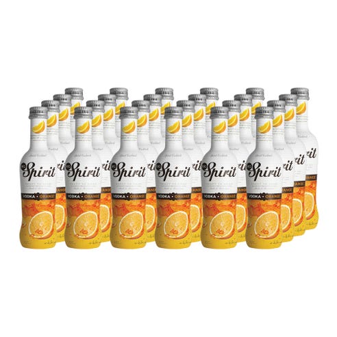 MG Spirits Vodka Orange 27.5cl [24 Pack] - BMMI Shops same day alcohol home delivery