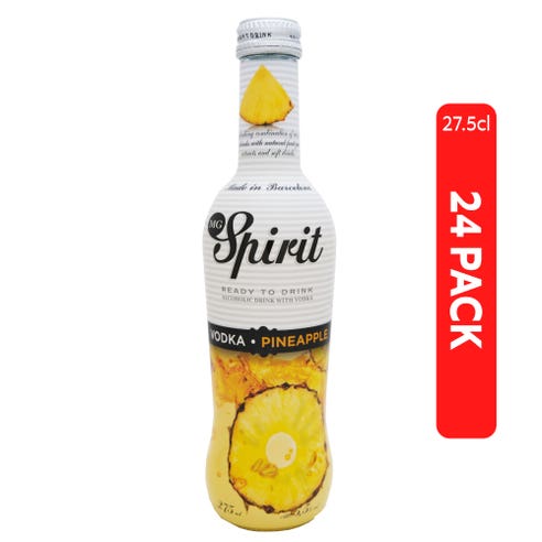 Mg Spirits Vodka Pineapple 27.5cl [24 Pack] - BMMI Shops same day alcohol home delivery