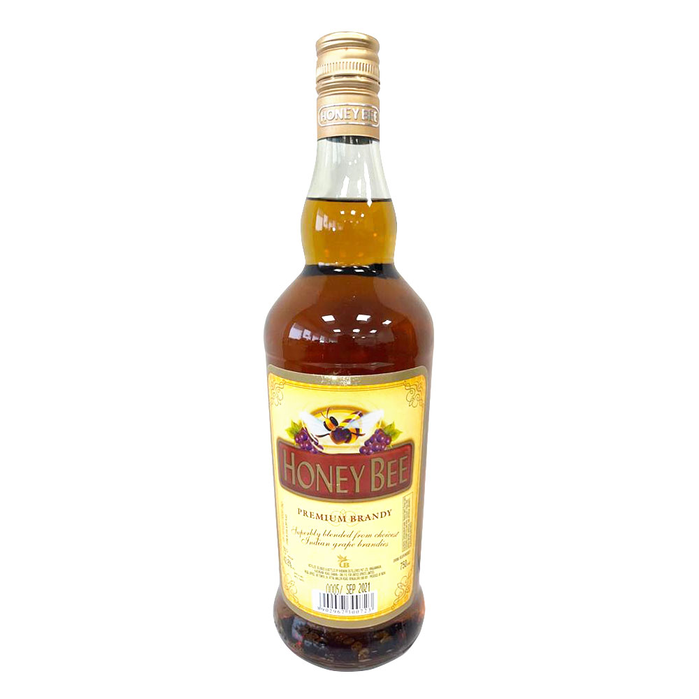 Honey Bee Premium Brandy 75cl - BMMI Shops same day alcohol home delivery