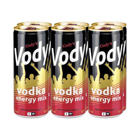 Cody's Vody Energy Mix 18% 25cl [6 Pack] - BMMI Shops same day alcohol home delivery