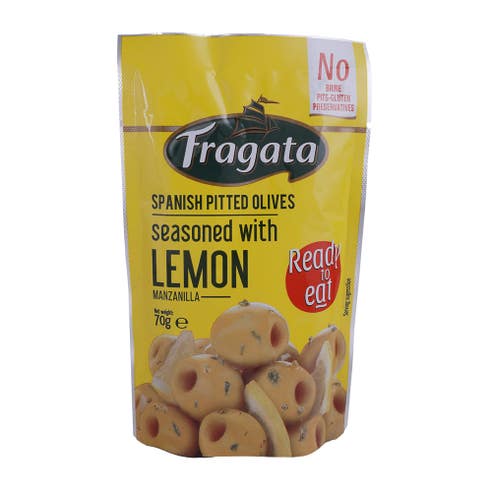 Fragata Pinch Of Lemon Olive Snack 70g - BMMI Shops same day alcohol home delivery
