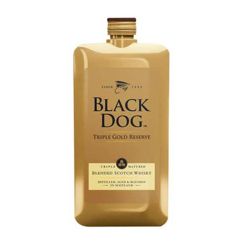 Black Dog Triple Gold Reserve Blended Scotch Whisky 18cl - BMMI Shops same day alcohol home delivery