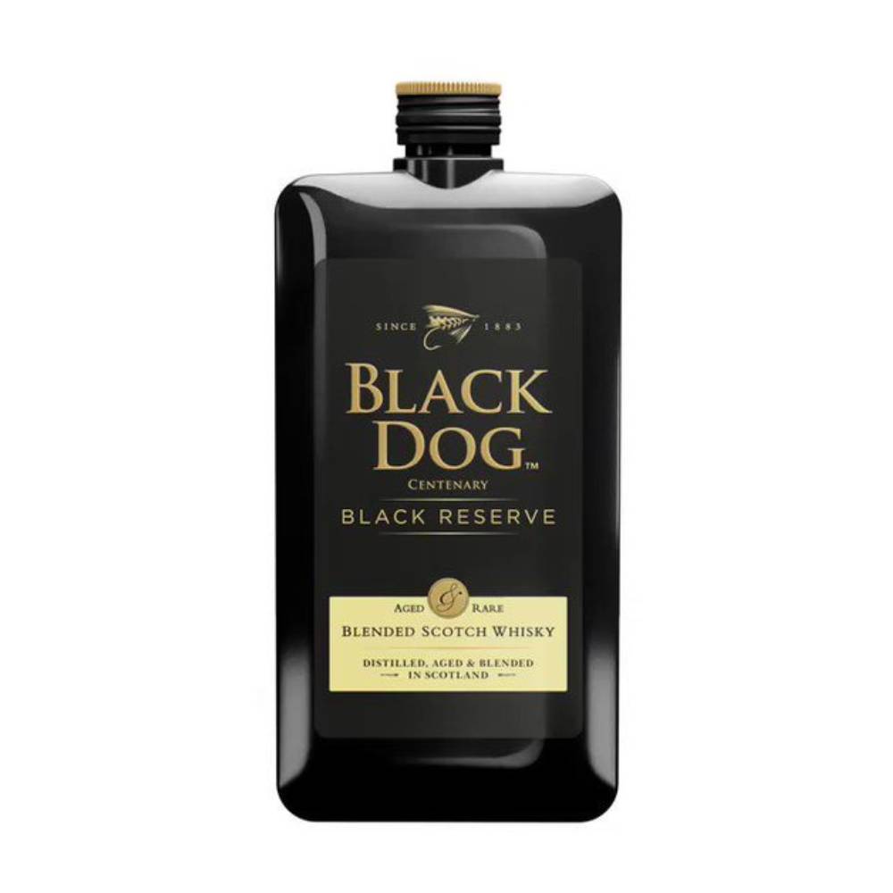 Black Dog Centenary Black Reserve Blended Scotch Whisky 18cl - BMMI Shops same day alcohol home delivery