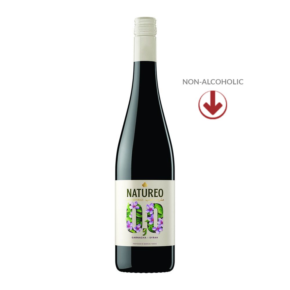 Natureo Red Grape Beverage 0.0% 75cl - BMMI Shops same day alcohol home delivery