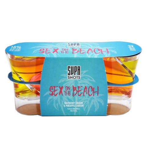 Supa Shots X Beach 3cl [3 Pack] - BMMI Shops same day alcohol home delivery