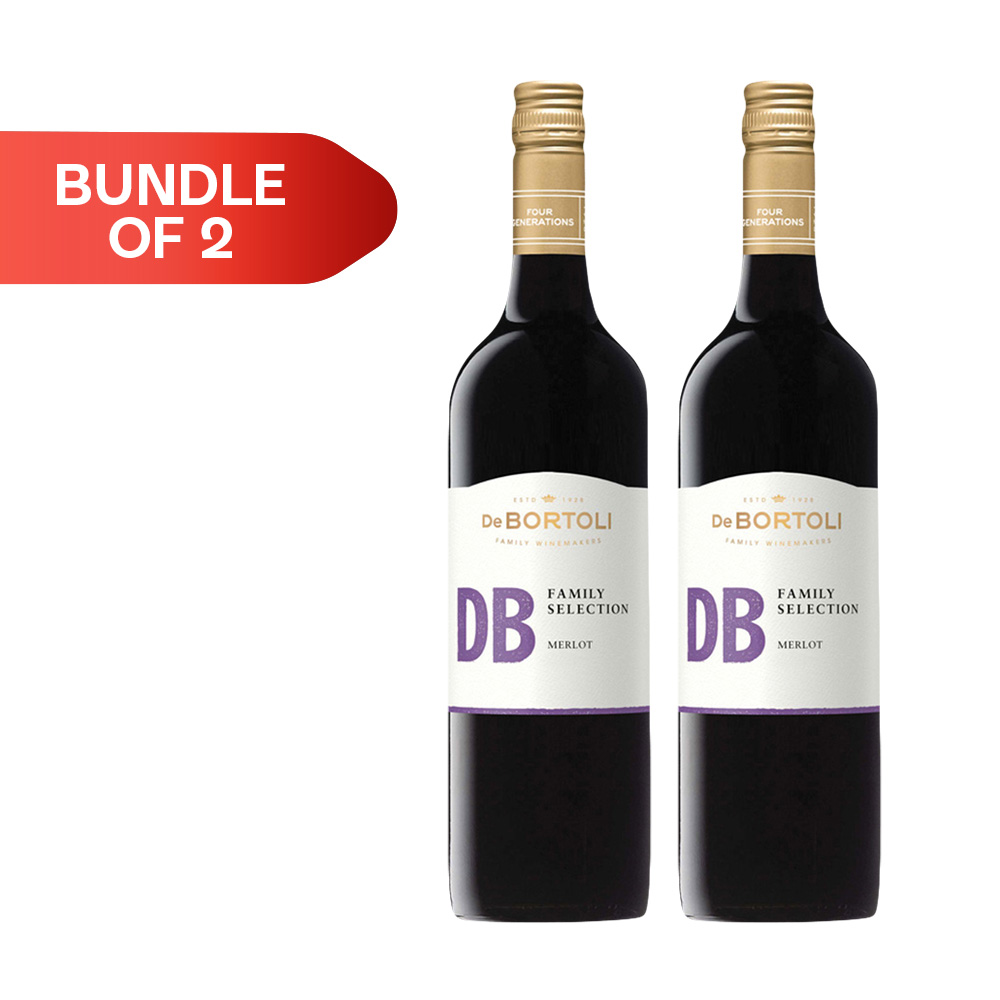 De Bortoli Family Selection Merlot 75cl [2 Pack] [Bundle Pack]