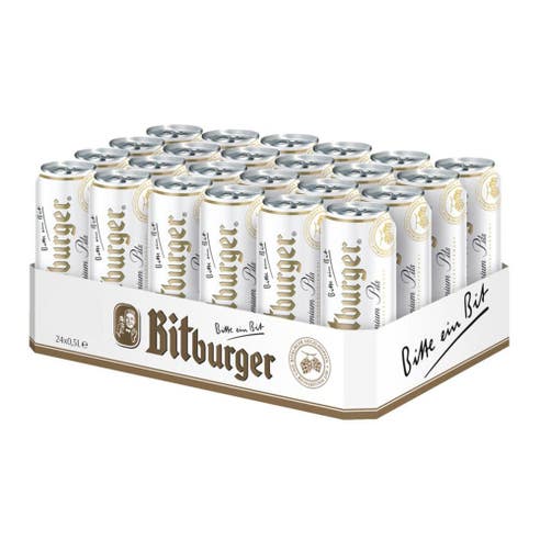 Bitburger Cans 50cl [24 Pack] - BMMI Shops same day alcohol home delivery