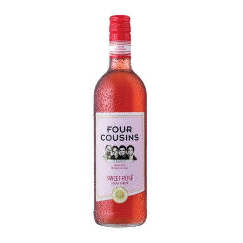 Four Cousins Natural Sweet Rose 75cl - BMMI Shops same day alcohol home delivery