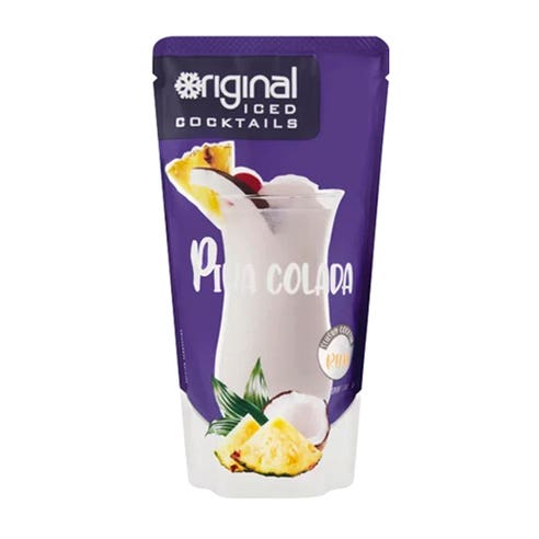Original Iced Pina Colada Pouches 30cl - BMMI Shops same day alcohol home delivery