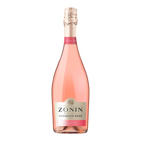Zonin Prosecco Doc Spumante 1821 Brut Rose 75cl - BMMI Shops same day alcohol home delivery
