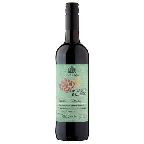 Made In Mendoza Organic Malbec 75cl - BMMI Shops same day alcohol home delivery