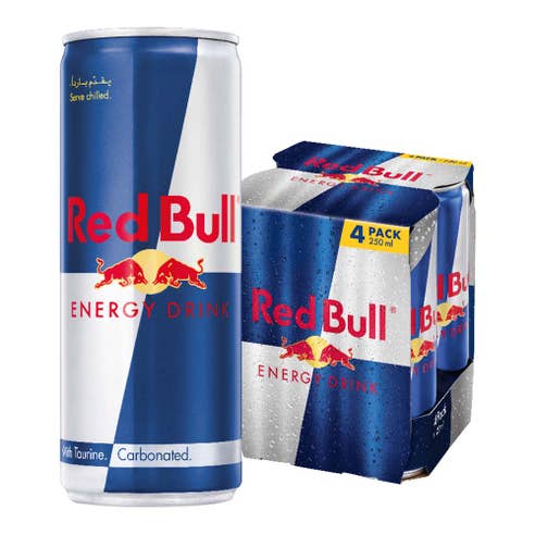 Red Bull Energy Drink 250ml [4Pack] - BMMI Shops same day alcohol home delivery