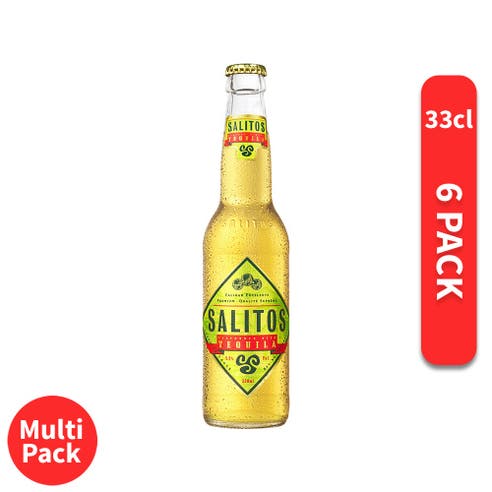 Salitos Tequila Beer Bottle 33cl [6 Pack] - BMMI Shops same day alcohol home delivery