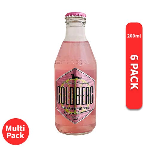 Goldberg Pink Grapefruit 200ml [6 Pack] - BMMI Shops same day alcohol home delivery