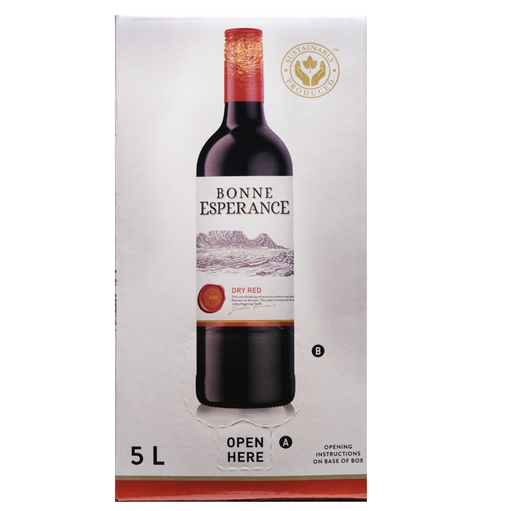 Bonne Esperance Red 5L back image
