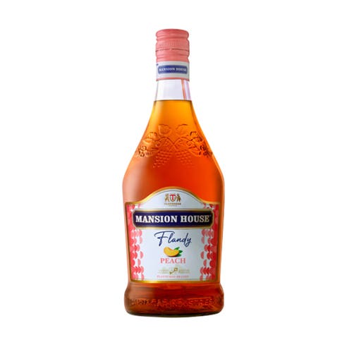 Mansion House Flandy Peach Brandy 75cl - BMMI Shops same day alcohol home delivery