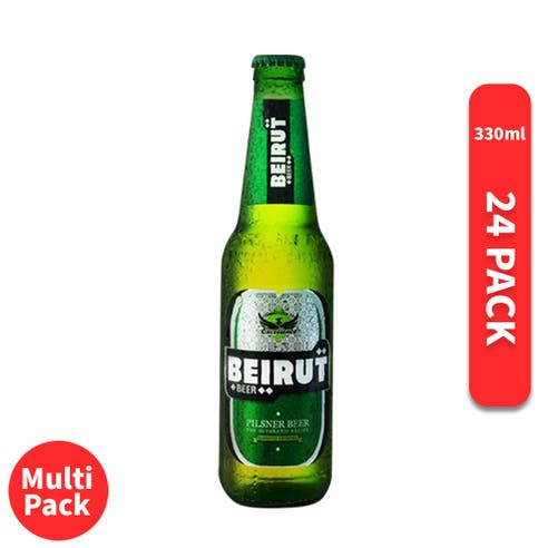 Beirut Beer Bottles 33cl [24pack] - BMMI Shops same day alcohol home delivery