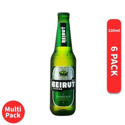 Beirut Beer Bottles 33cl [6pack] - BMMI Shops same day alcohol home delivery