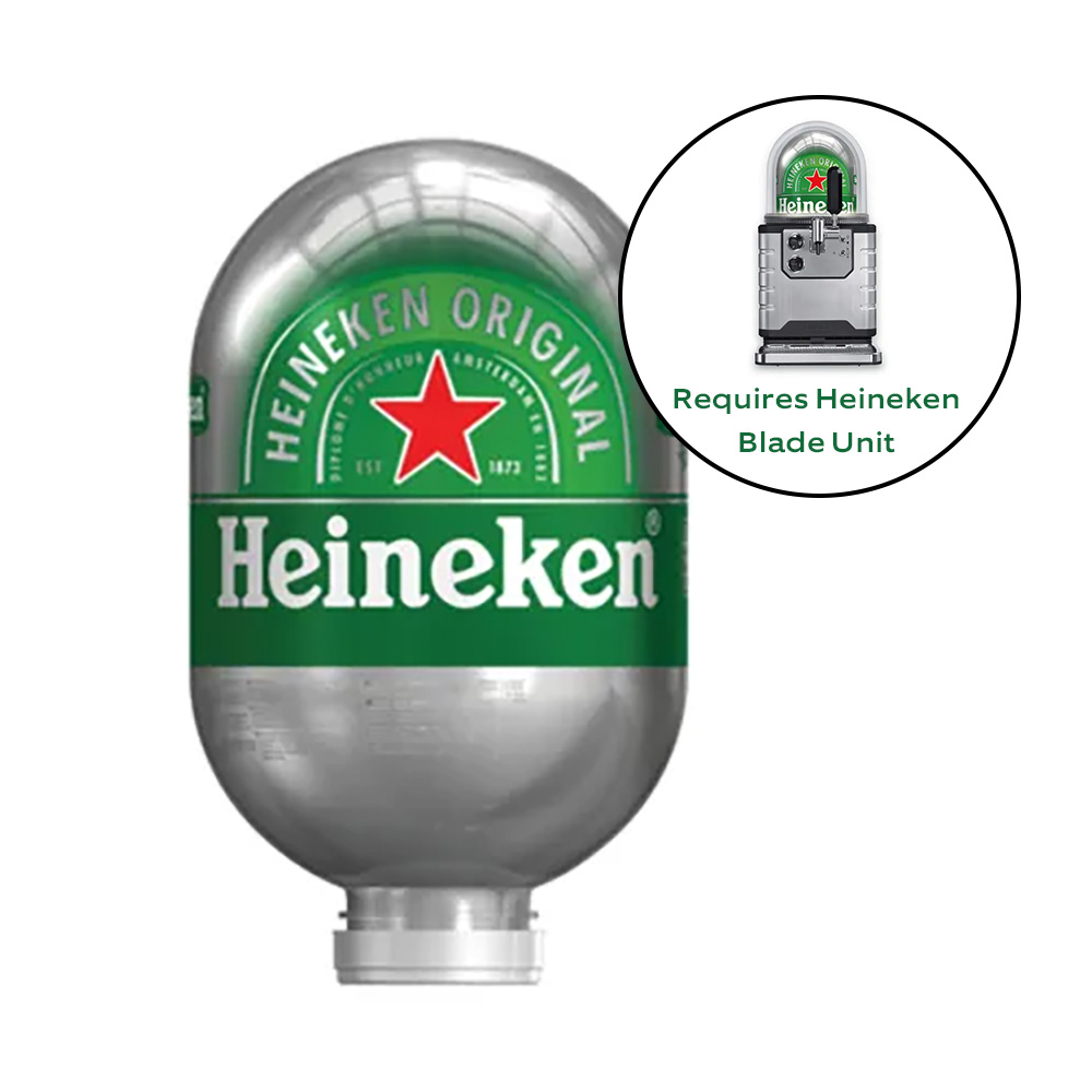 Heineken Blade Keg 8L - BMMI Shops same day alcohol home delivery