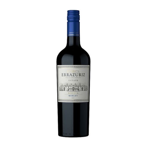 Errazuriz Estate Range Merlot 75cl - BMMI Shops same day alcohol home delivery