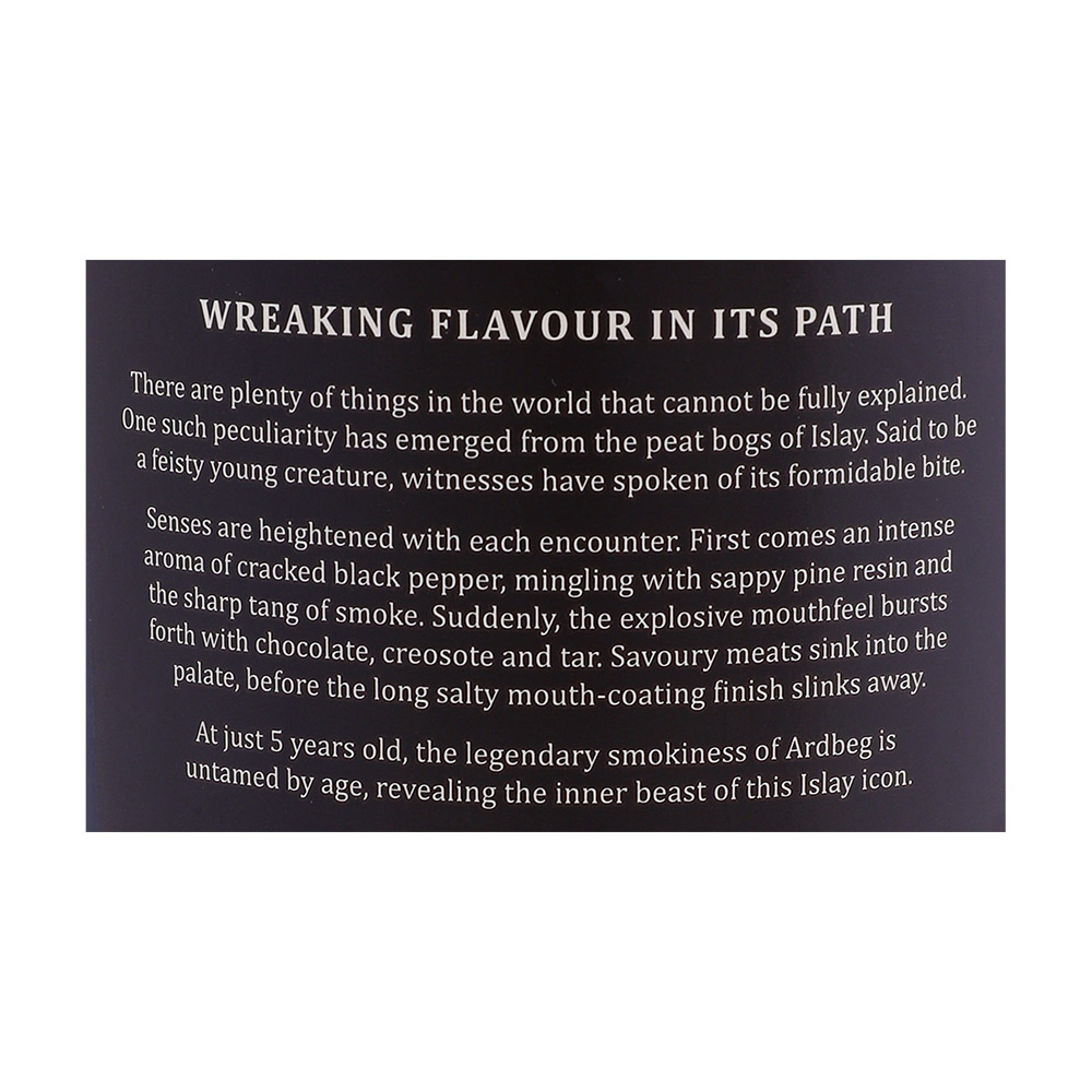 Ardbeg Wee Beastie 5 Year Old 70cl product info image