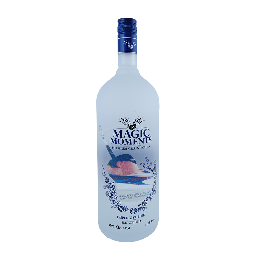Magic Moments Premium Grain Vodka 1.75l - BMMI Shops same day alcohol home delivery