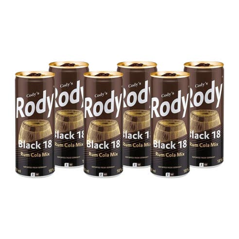 Cody's Rody Rum Cola Mix 25cl [Case of 6] - BMMI Shops same day alcohol home delivery
