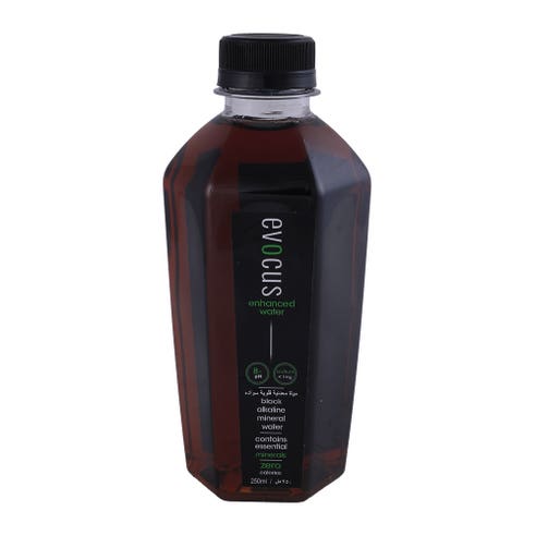 Evocus Black Alkaline Mineral Water 250ml - BMMI Shops same day alcohol home delivery