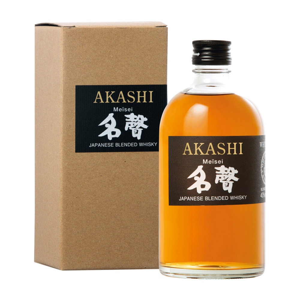 Akashi Meisei Japanese Blended Whisky 50cl - BMMI Shops same day alcohol home delivery