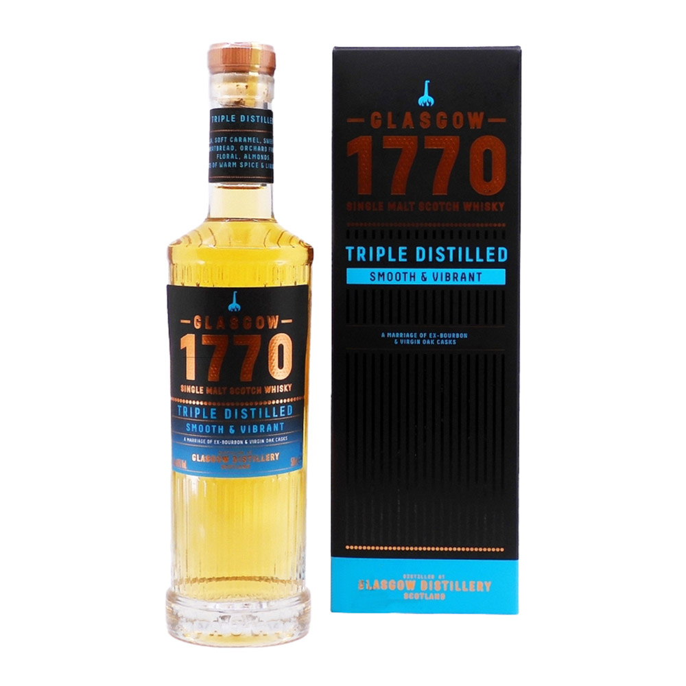 Glasgow 1770 Triple Distilled Scotch Whisky 50cl - BMMI Shops same day alcohol home delivery