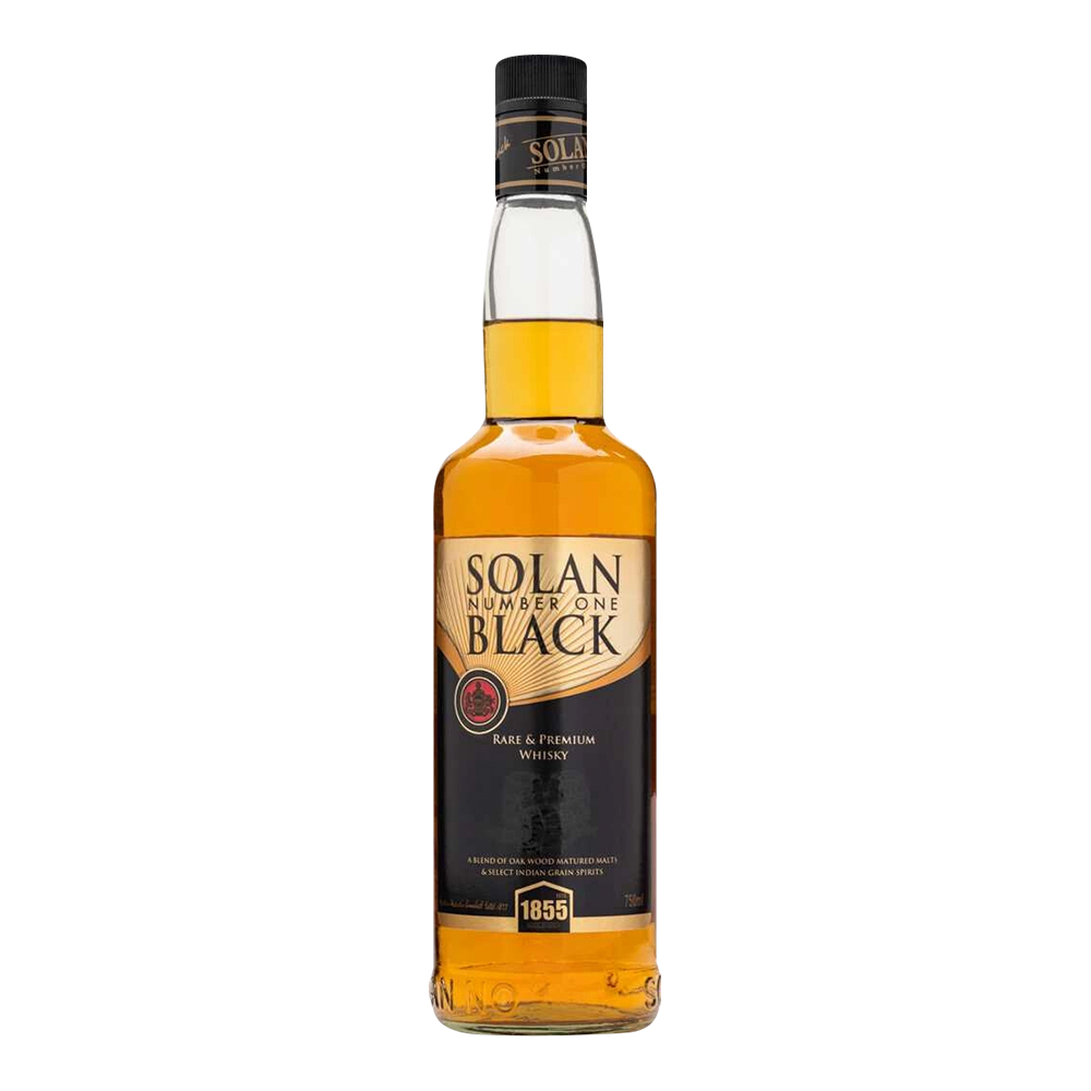 Solan No.1 Black Rare Premium Whisky 75cl - BMMI Shops same day alcohol home delivery
