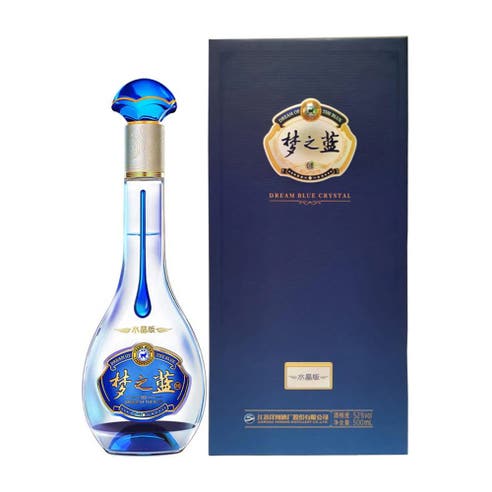 Yanghe Meng Zhi Lan Crystal Liqueur 50cl - BMMI Shops same day alcohol home delivery