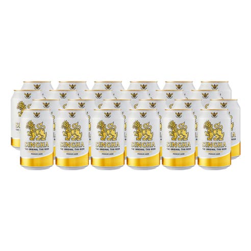 Singha Cans 33cl [24 Pack] - BMMI Shops same day alcohol home delivery
